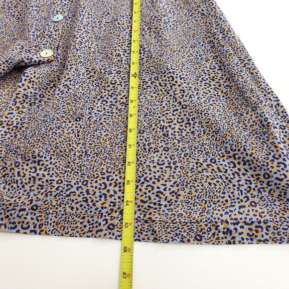 Seafolly SIZE XS Spahetti Strap Spirit Animal Print Button Front Midi Dress FLAW - Picture 11 of 13